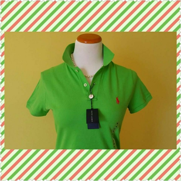 NWT Ralph Lauren Skinny Fit Polo Shirt - Picture 1 of 1